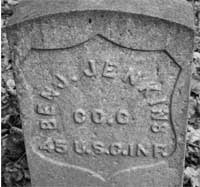 Benjamin Jenkins, 45 U.S.Colored Inf.
